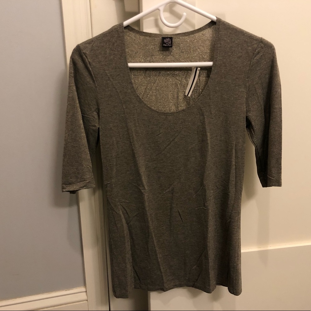BRAND NEW - NWT* Only Hearts Gold Metallic Tee